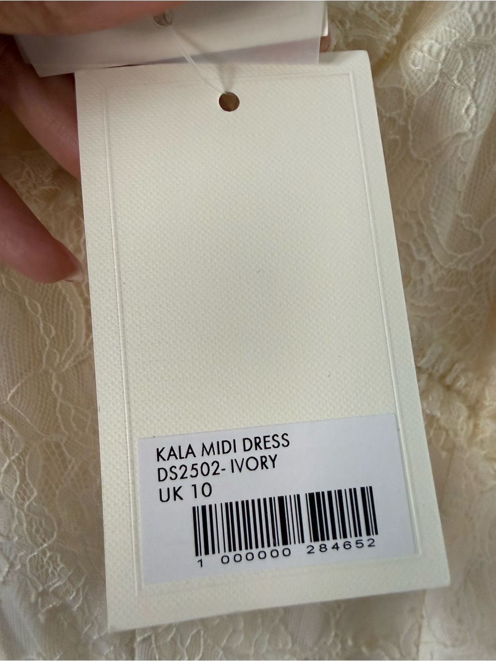 DE LA VALI Kala Lace Midi Dress - Picture 5 of 12